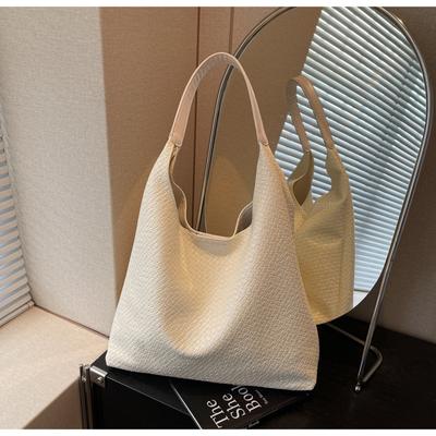 Sac fourre-tout rétro tendance pour femme, style décontracté, grand sac à bandoulière