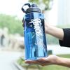 1100/1500/2000/3000ml Wasserflasche Hohe Kapazität Sturzsicher Hitzebeständig Wasserflasche Motivierende Sportwasserflasche für Outdoor