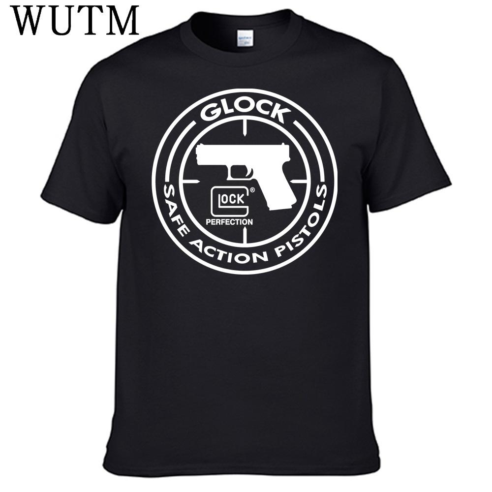 In Glock We Trust T Shirt 100% Cotton Men Shirt