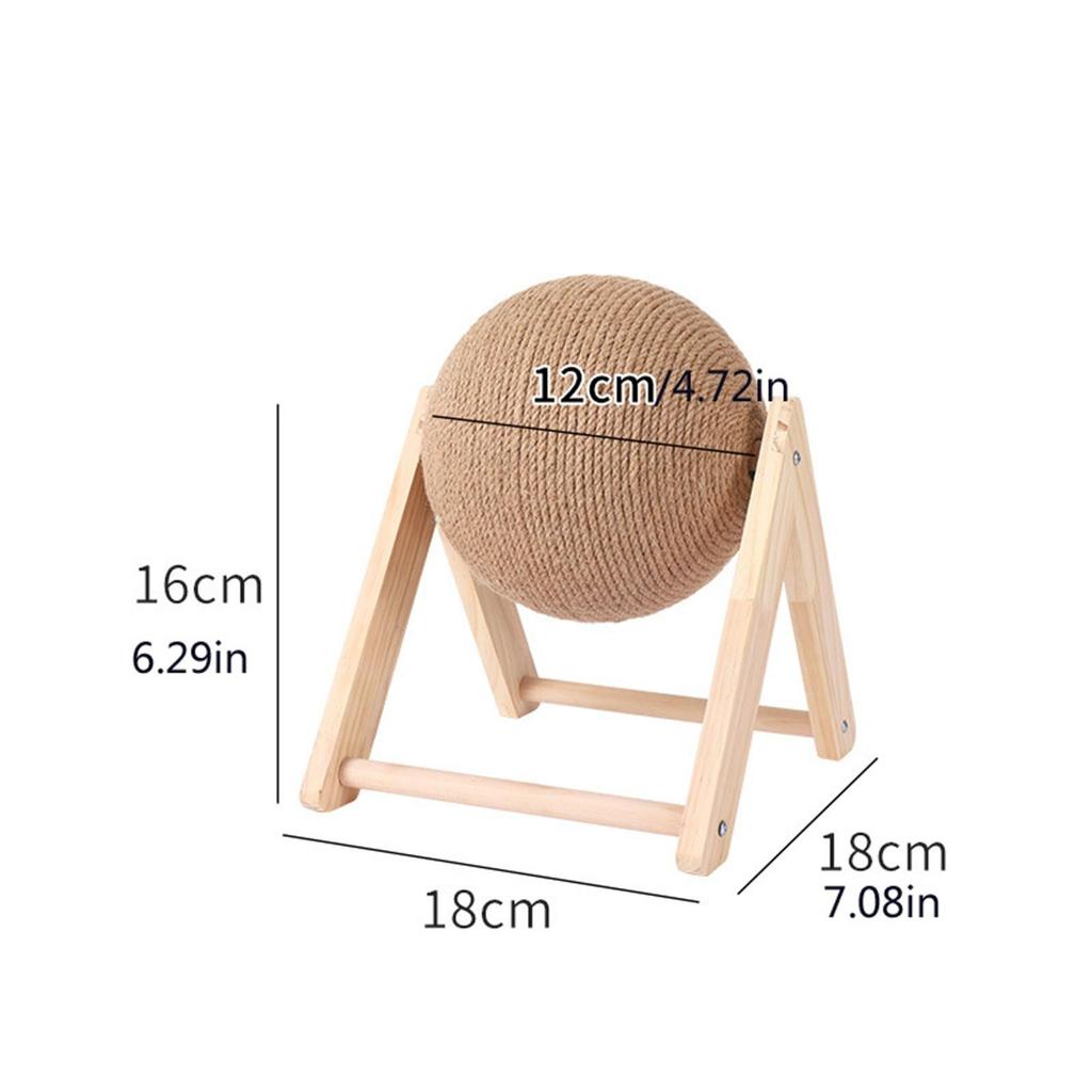 Cat Scratching Ball Toy Kitten Sisal Rope Ball Board Grinding Paws Toys Cats Scratcher Wear-resistant Pet Furniture Supplies
