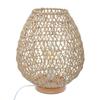 Etel Table Lamp 35Cm Rope And Metal Lampshade