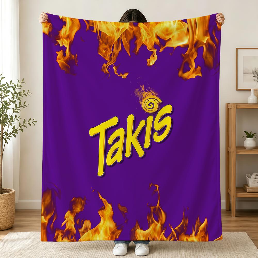 BB Design T-TakisS Blanket Printed Flannel Soft Warm Cozy Season Nap Bed Sofa Travel Camping Gift Adults Kids