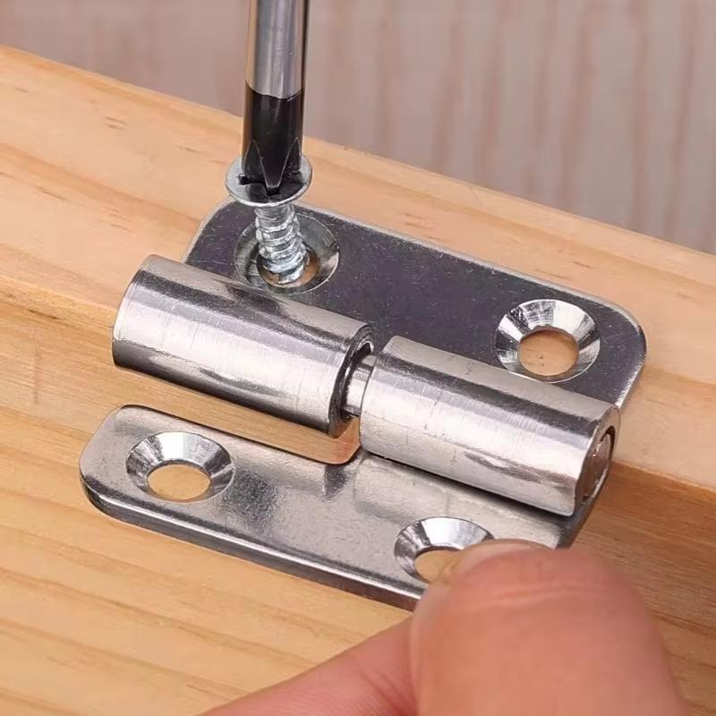 Stainless Steel Hinges Door Connector Universal Furniture Drawer Cabinet Fitting Hinge Detachable Furniture Hardware Accessories