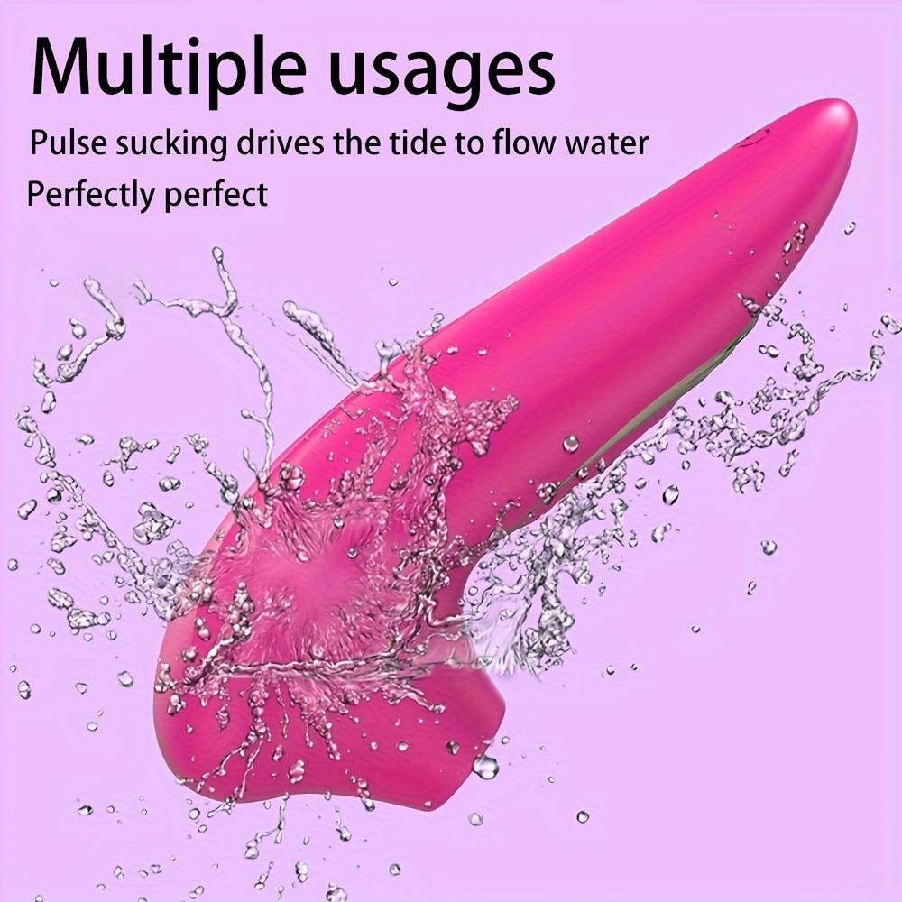 1pc Suction Vibrator - Enhance Your Intimate Experience With Special Suction & Licking For Couples!
