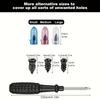 85pcs Universal Tire Repair Plug Kit, Quick Tire Repair Kit, Suitable for Cars, Motorcycles, SUVs, Trucks, Caravans, Bicycles, ATVs, Tire Repair Tools