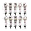 10pcs AC 220V Indicator Light Signal Lamp 8mm Mounting Hole Power Supply Operating Signal Light
