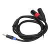 3pin XLR Male 3.5mm Male To Dual 2 XLR Male Plug Male To Dual XLR Connector  Audio Equipment