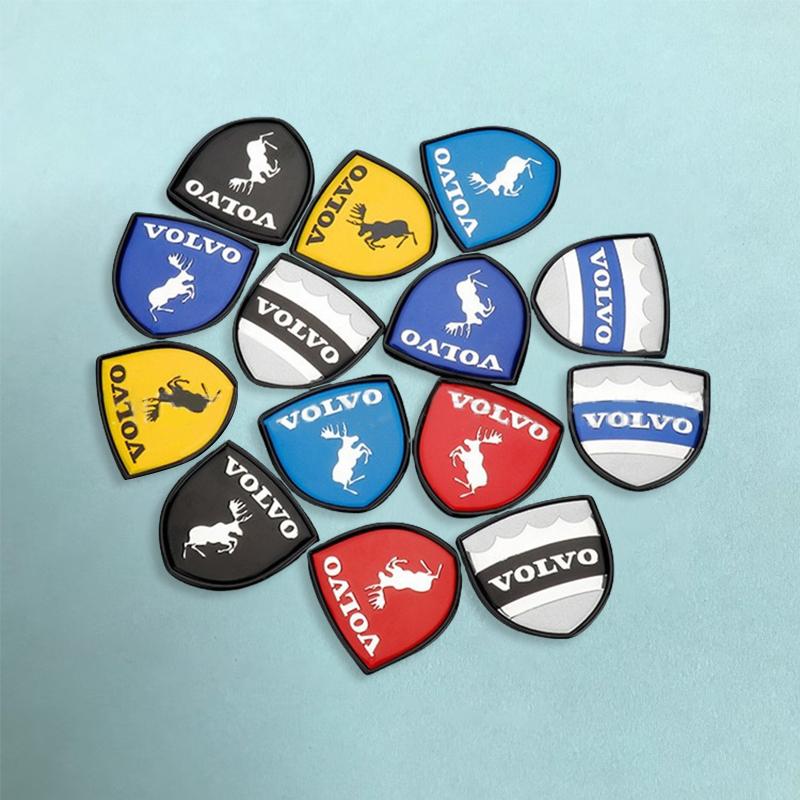 3.8x3.8cm Car Badge Sticker Body Trunk Decoration Decal Modification Accessories For Volvo XC60 S60 V40 V60 S90 XC90 C30C70 EX90 HQ8