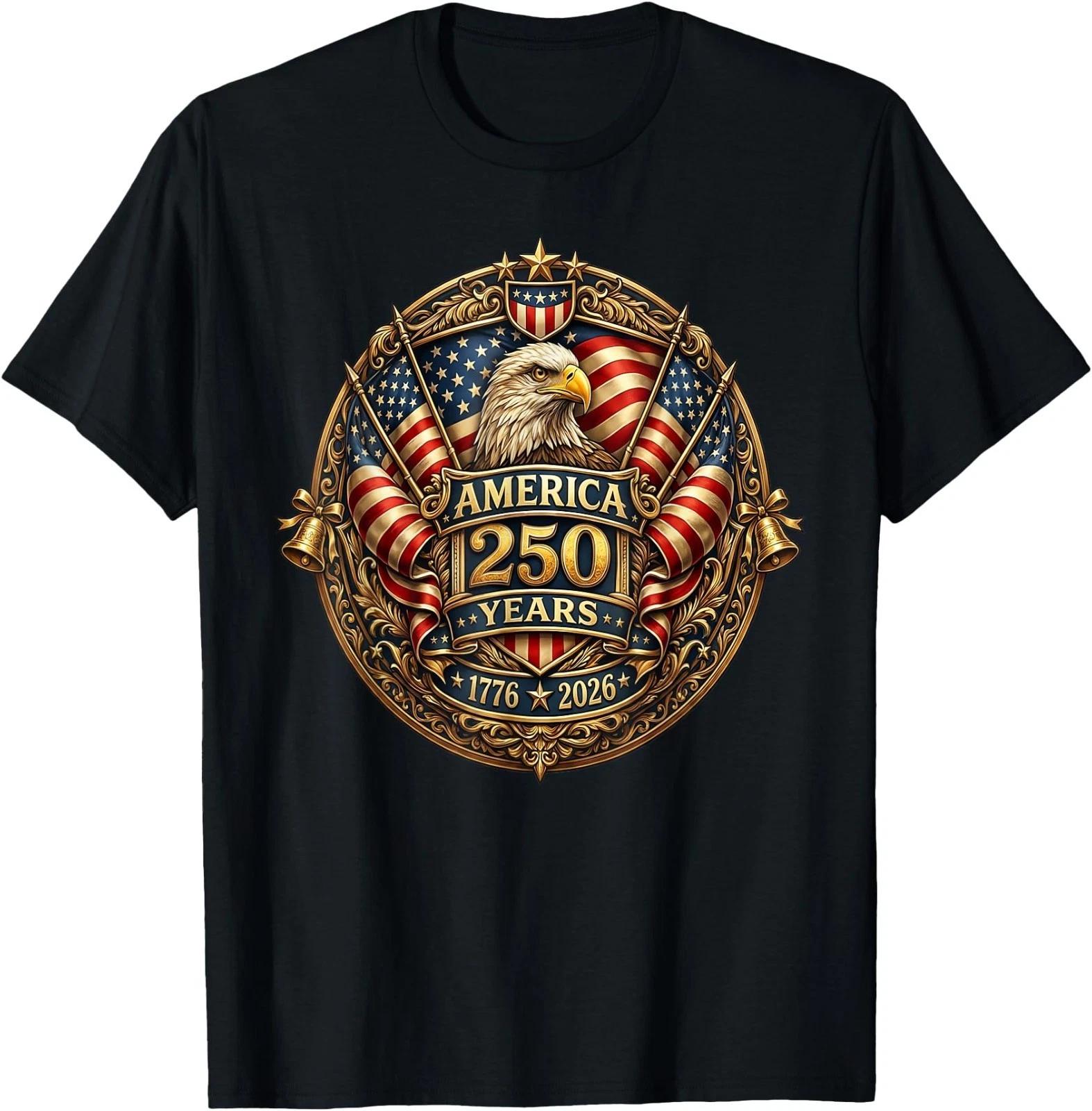 250-летие Америки 1776-2026 Футболка с флагом США S