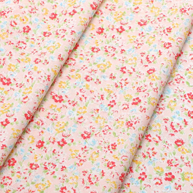 100x150cm French Sweet Floral Fabric Pure Cotton Printed Poplin Fabric Girl Dress Clothing Fabric Handmade DIY Accessories