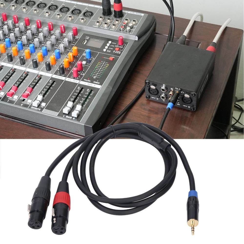 Plug and Play Audio Adapter Cable Flexible Microphone Connector Cable  for Audio Console