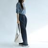 Plain Easy Corduroy Suede Reversible Shoulder Bag - Ivory