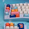 Wuxian Village Retro PBT Keycaps - Durable, Five-Sided Dye-Sub, Cross Stem