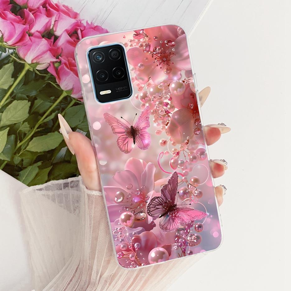 For Realme Narzo 30 5G Case RMX3242 Stylish Butterfly Painted Cover Soft Silicone Case For Realme Narzo 30 Pro Narzo30 5G Fundas