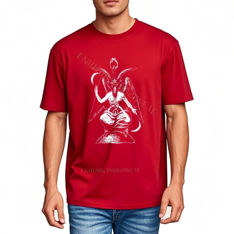 Tshirts For Unisex Crew Neck Soft Cotton Teeshirt Demon With Wings And Horns Crew Neck Quick Dry T Shirt Anime Streetwear Tshirts