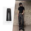 EF Original Cow 13oz Scimitar Slightly Pulled Jeans Commuter Pants Embroidered Trousers