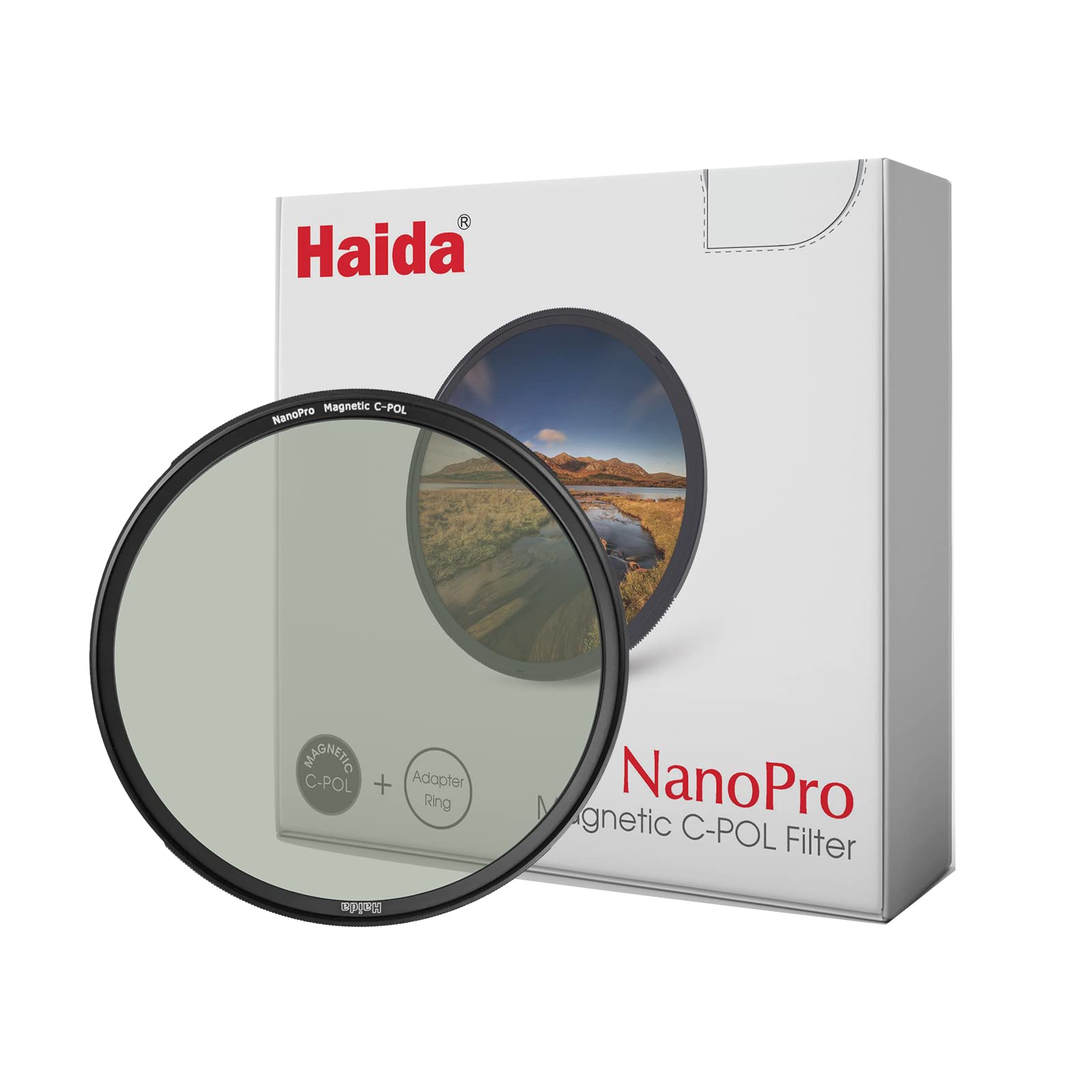 

Haida Magnetic PL Filter 82mm Magnetic Polarizing Filter CPL Ultra Thin with Adapter Ring