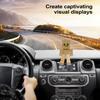 Magnetic Figurine Shaking Wooden Man Dashboard Decoration Auto Cute Interior Ornament Shaking Feet Wooden Doll Desktop Decor