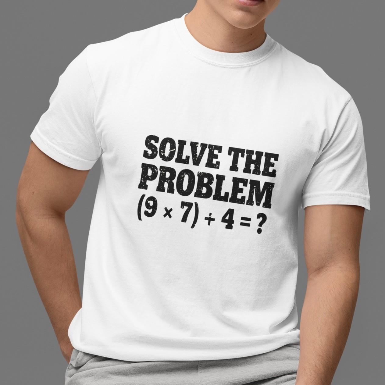 Solve The Problem 67 Meme T-Shirt Funny Math Equation Graphic Tee Unisex Top XXL