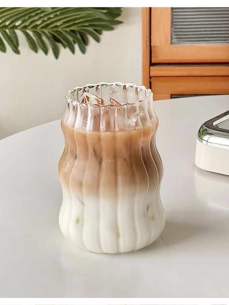 Chubby Glass Cloud Cup for Coffee, Juice, or Tea