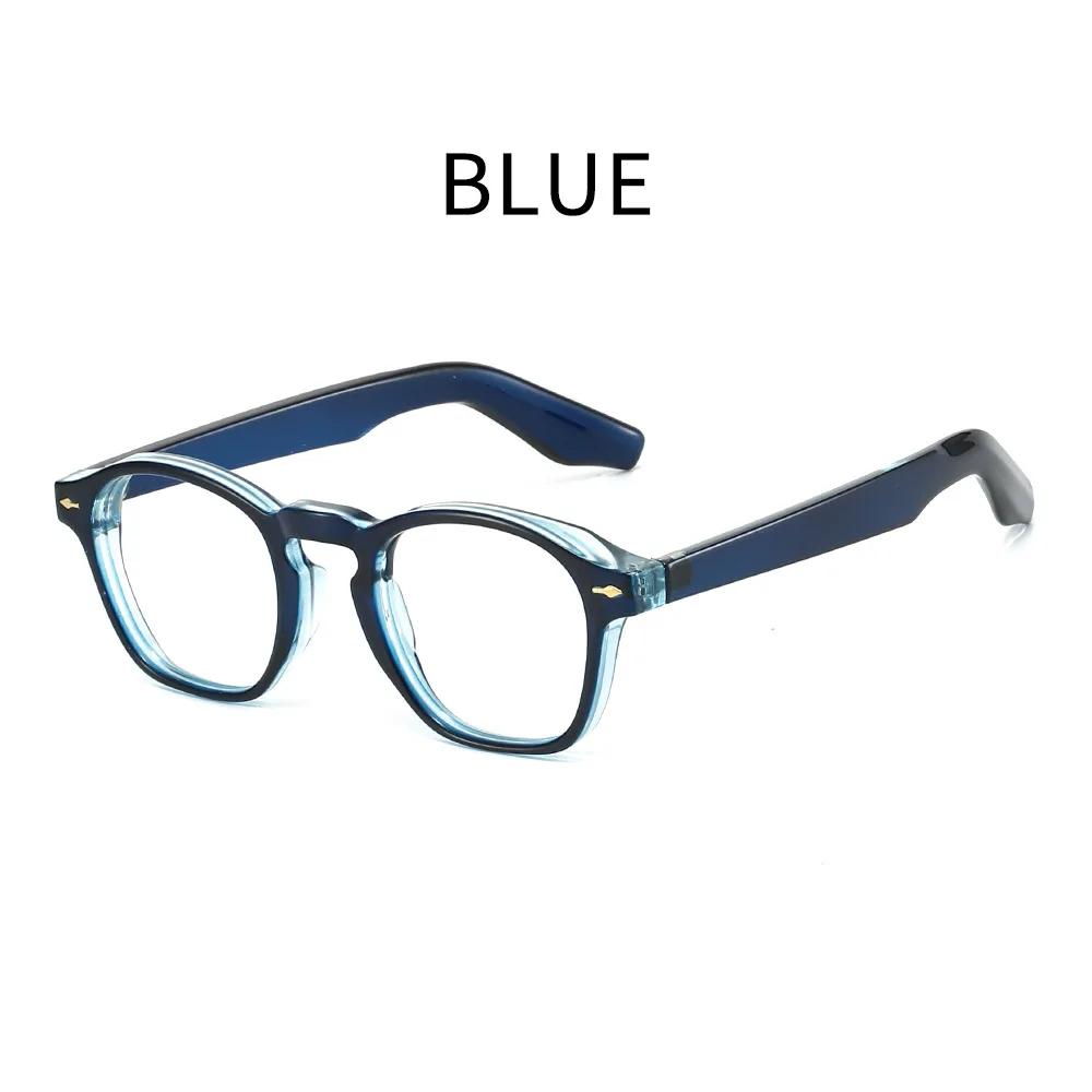 

Новые Модные Персонализированные Женские Очки для Чтения в Квадратной Оправе Ретро Нейтральные Высококачественные Очки с Защитой от Синего Света 0