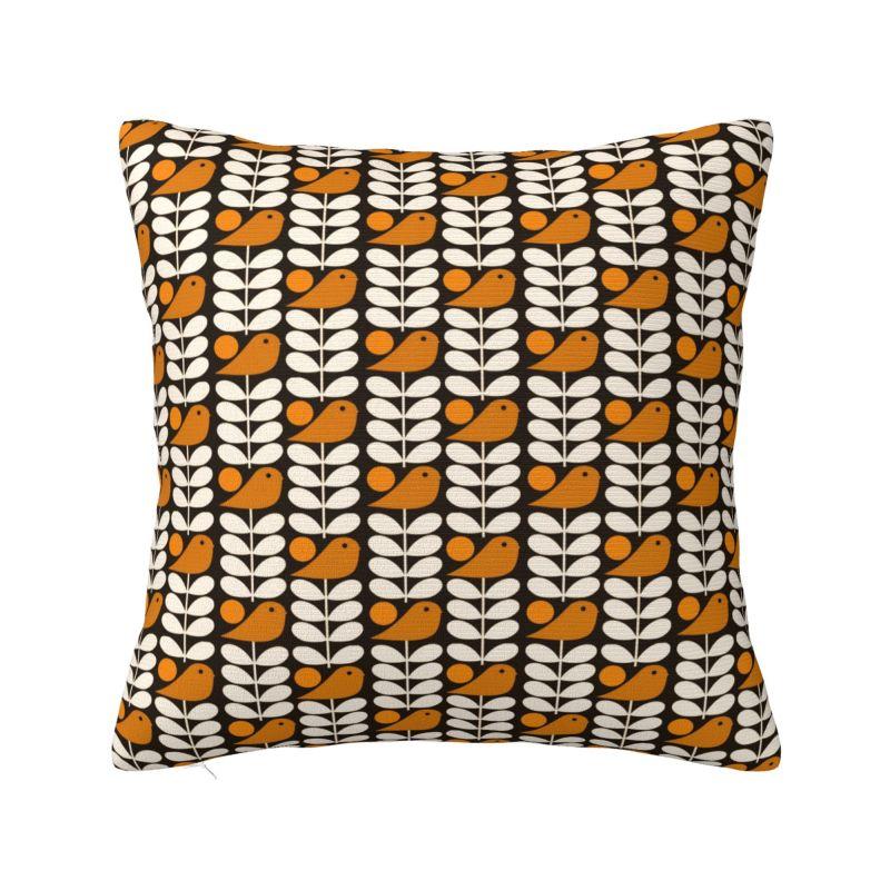 Custom Early Bird Granite Cushion Cover 40x40cm Orla Kiely Floral Velvet Cute Pillow Case Home Decoration