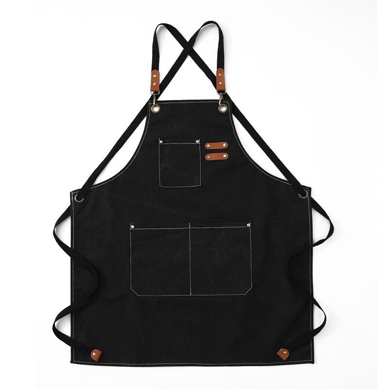 Durable Build  Thick Canvas Apron in Light Color Ideal for Kitchen, Baking, Barista, Hairdresser Painter Work,Durable Kitchen Apron Stylish Workwear