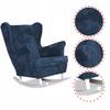 Bonito Rocking Chair, Scandinavian, Family Meble, Corduroy, Blue
