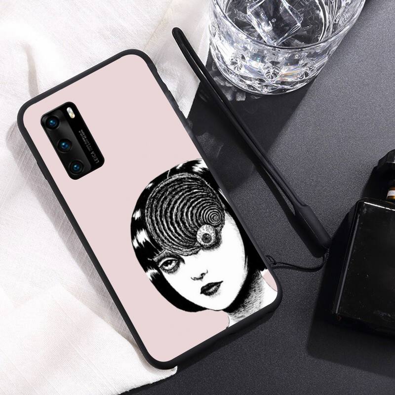 Horror Tomie Phone Case For Huawei Y6 Y7 Y9 Prime 2019 Y9s Mate 10 20 40 Pro Lite Nova 5t Silicone Cover
