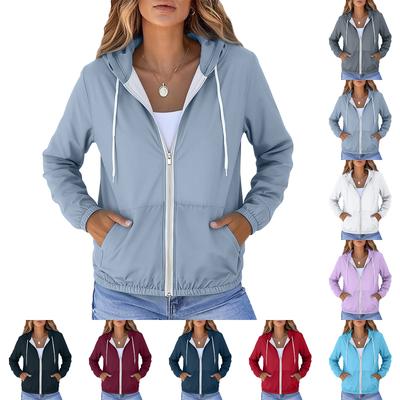 Women's Loose-fitting Fashionable Sun Hooded Outdoor Jacket