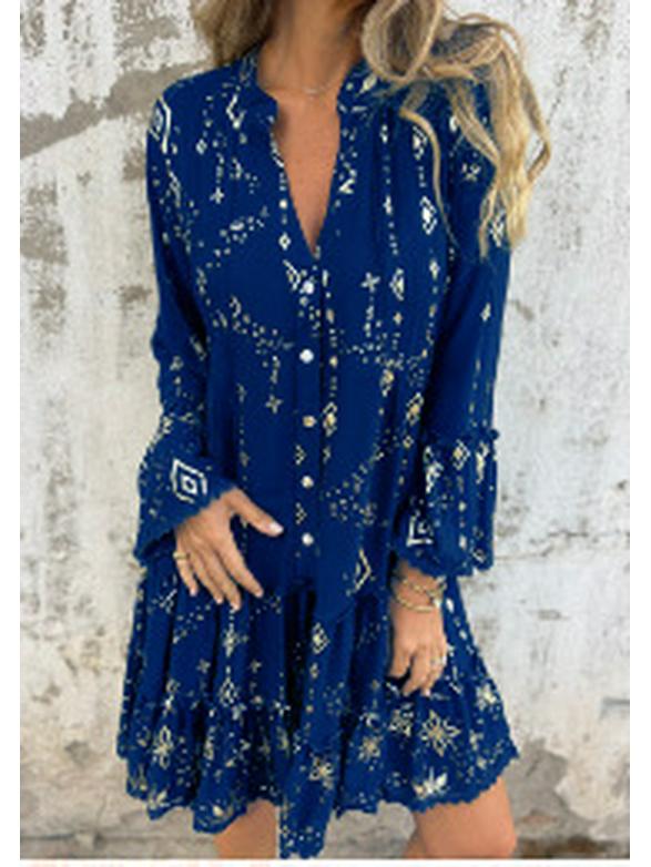 

2024 Платье большого размера с рукавами-клеш из кружева и однотонной ткани для трансграничной торговли XXL