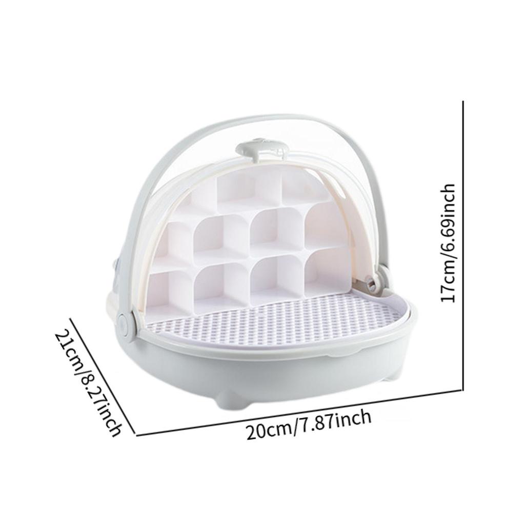 Silkworm Breeding Box Breathable Development Toy Easy to Observe Portable for Silkworms Turtles Transparent Breeding Tank
