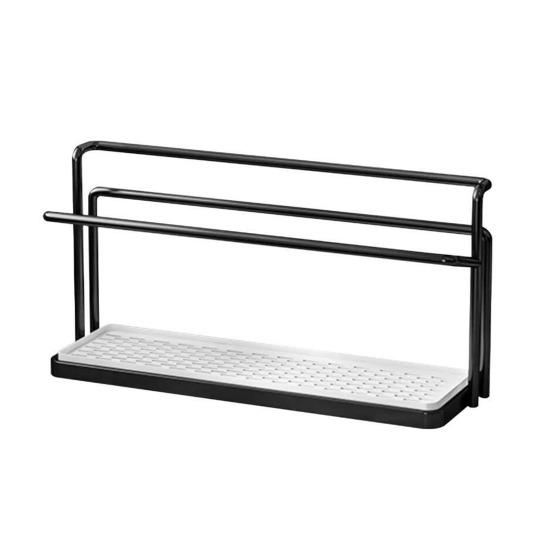 Carbon Steel Drain Cup Holder Upside-Down Design Stable Base Quick Drying Cup Rack Tea Cup Organizer