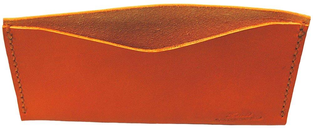 Zenith Natural Leather Passbook Case Light Orange B-0129,