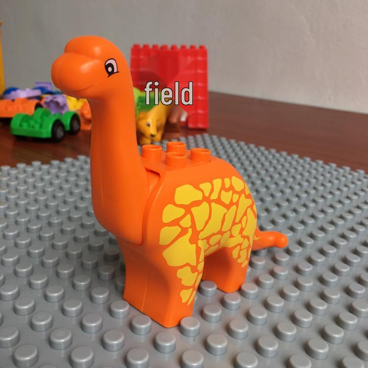 Gegele Lego-Compatible Building Blocks: Large Particles & Small Animal Accessories - Ocean, Zoo, Dinosaur Educational Toys