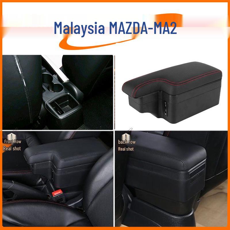 Indonesia Mazda2 Center Console Armrest Accessory Modification