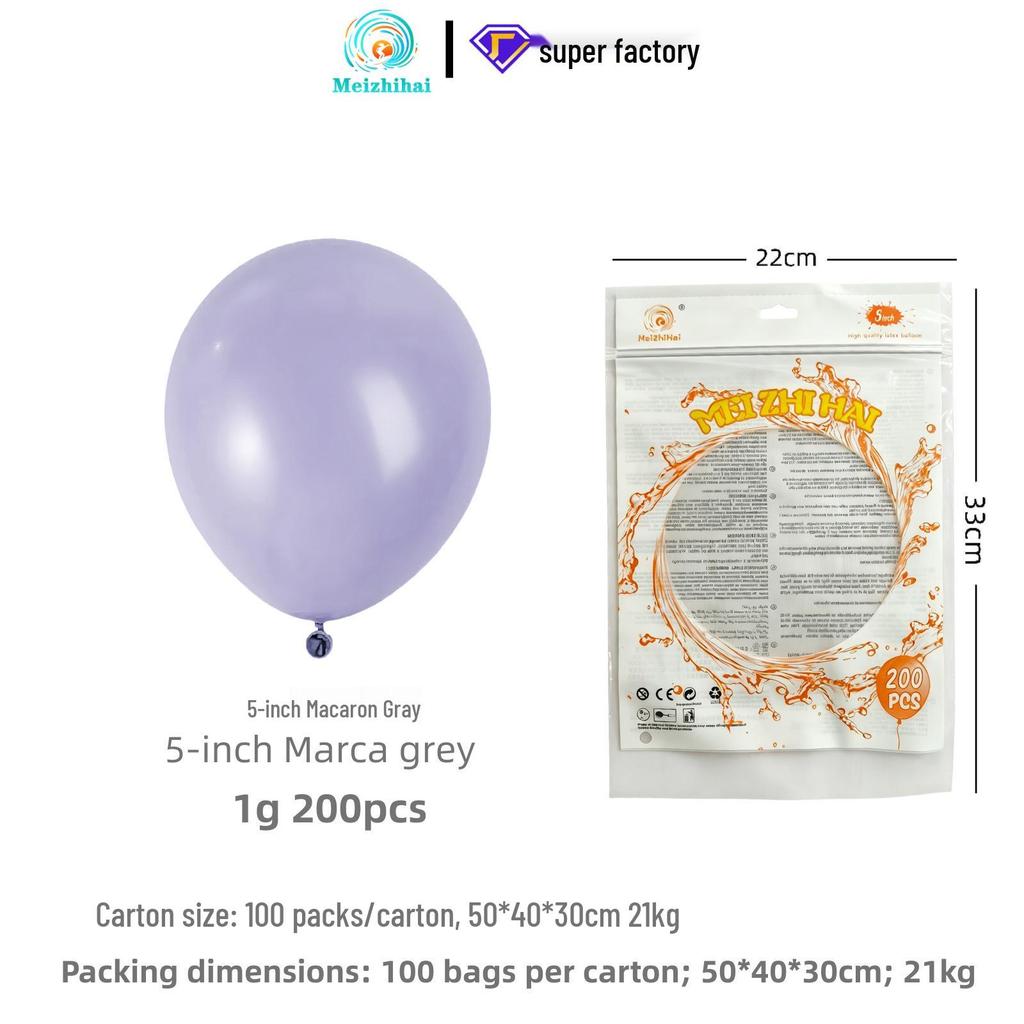 Colorful Macaron Balloons: Round Dopamine Balloons for Children's Birthday Party Decoration