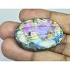 26X39X05MM Natural Purple Labradorite Spectrolite Oval Loose Gemstone 61Cts. D-411