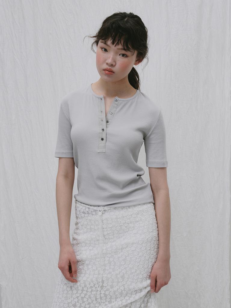 PLATDUJOUR Lace Skirt (Ivory)