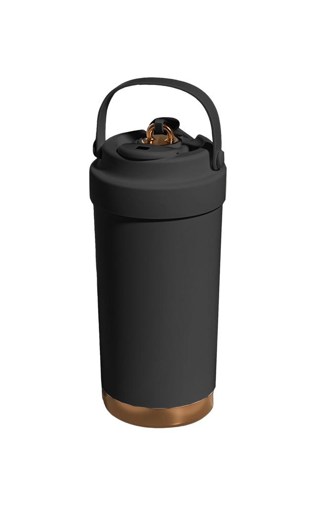 Tumbler with Features a Opening for Comfortable Drinking and a and a Features a Design and a Ceramic-coated Vacuum-insulated Straw. 3-way Lid,