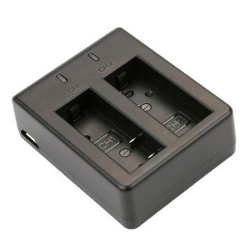 Battery Charger for EKEN SJ4000/H9R Waterproof Camera with Double Slot Battery Charger and Mounting Bracket Charging HUb