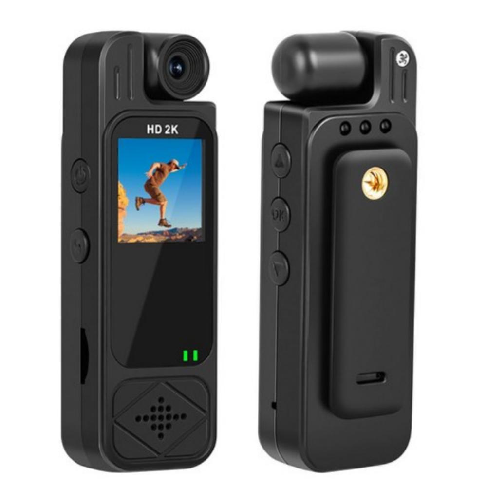 Ultra-Compact High-Definition 2K Body Cam, Bicycle Dash Cam, Motorcycle Action Cam