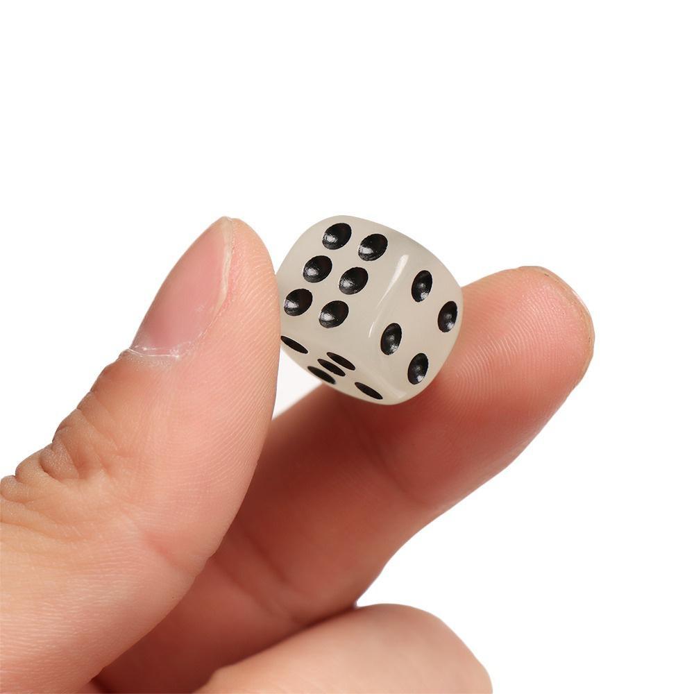 

1/3/5/10PCS 14mm 6 Sided Noctilucent Dice Night Light Round Corner Cubes Fun Bar KTV Entertainment Stonego Luminous Game Dices Drinking Tool 1pc