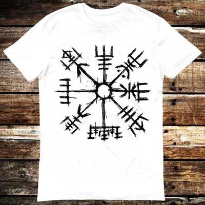 Viking Compass Vegvisir Sailor Scandinavia T  Shirt 6081