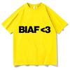 2026 Young Miko BIAF T-Shirt Lustige Fan-T-Shirts Freizeit Reiner Baumwolle Kurzarm Rundhals-T-Shirts Ästhetische Kleidung Streetwear