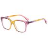 Women's Reader Eyewear Large-Frame Presbyopia Glasses Gradient-Colored Frames High-Definition Blue Light-Blocking Glasses