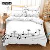 Music Duvet Cover Set, Fashion Bedding Set, Soft Comfortable Breathable Duvet Cover, For Bedroom Guest Room Decor