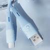 Applicable To Apple PD Mobile Phone Flash Charging Cable Liquid Silicone Jelly Macaron Color 100W Fast Charging Data Cable
