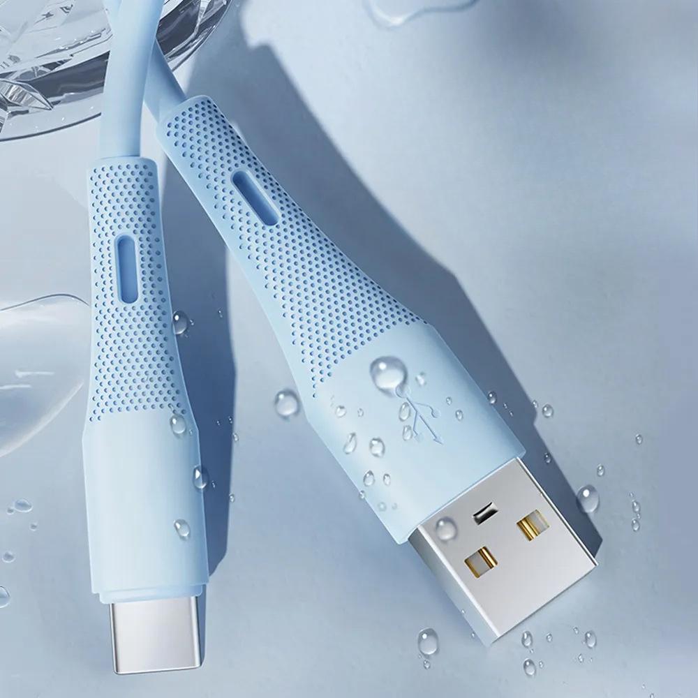Applicable To Apple PD Mobile Phone Flash Charging Cable Liquid Silicone Jelly Macaron Color 100W Fast Charging Data Cable