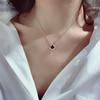 Gold-Plated Titanium Steel Geometric Square Necklace for Women - Cold Style Fashion Clavicle Chain Jewelry